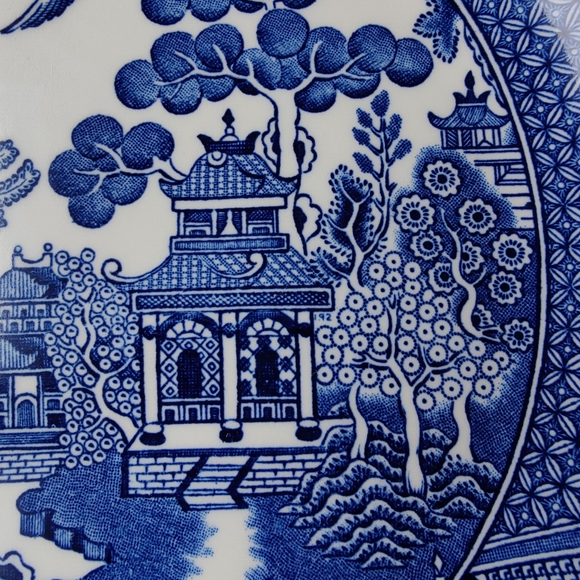 1 | 10 inch dinner plate | Blue Willow | Churchill | made in England 🇬🇧 - Picture 5 of 13